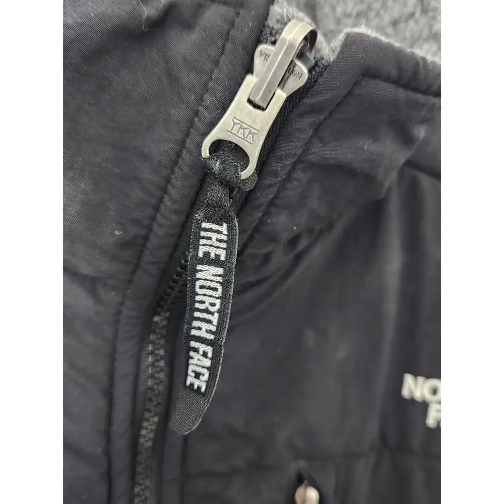 The North Face Men's Retro Denali Vest Polartech Black & Gray Size XL Vintage